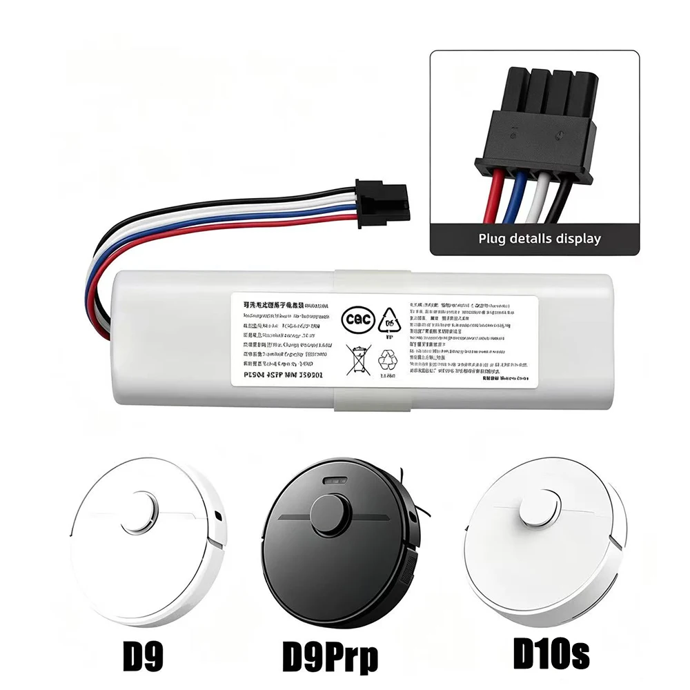 Original Battery for Dreame Robot Vacuum Mop Cleaner L10s Ultra L10 L10S ULTR 5200mAh Lithium-ion
