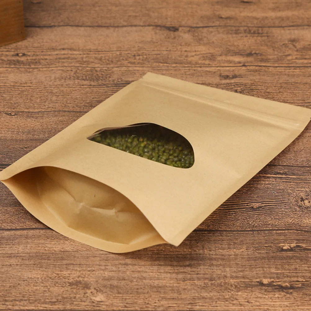 

50Pcs Food Sealing Bags Thick Stable Bottom Self-Sealing Zipper Airtight Multipurpose Storage Pouches for Snacks Sandwiches