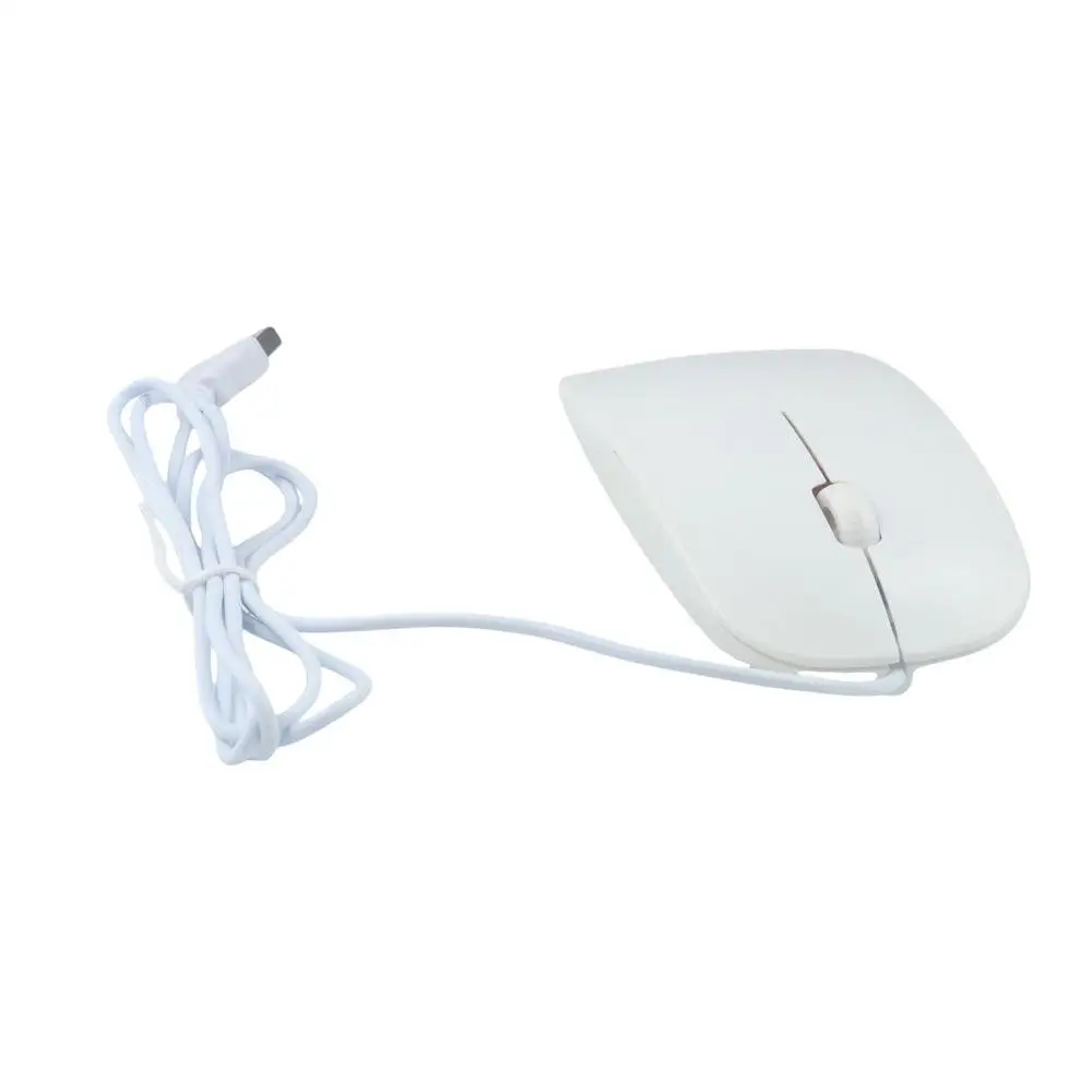 For Pc Laptop Accessories Black White 1200dpi Gaming Mouse 3d Roller Computer Mouse Wired Mouse Optical Mouse Usb Wired Mouse