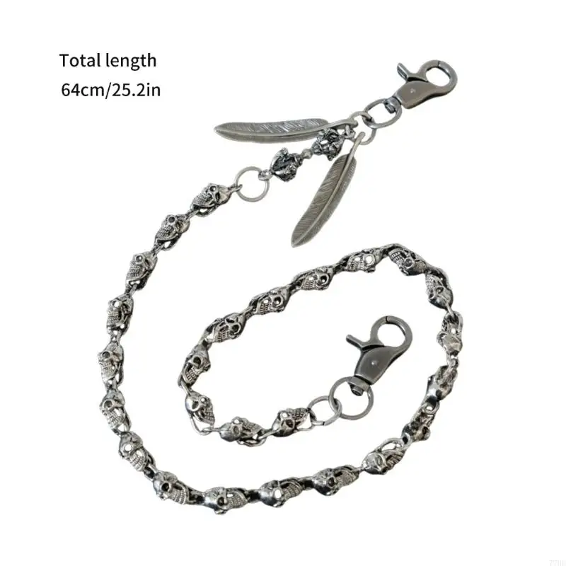 77He Tengkorak Rantai Tengkorak Mode Disesuaikan Rantai Rantai Logam Rantai Rantai Sempurna untuk Manusia