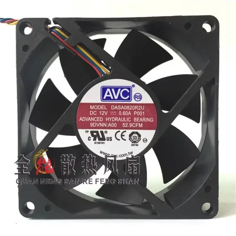 

Новый вентилятор-кулер для DASA0820R2U 12 В 0,60 А для Dell 790/990 9DVNN 8020 80*80*20 мм