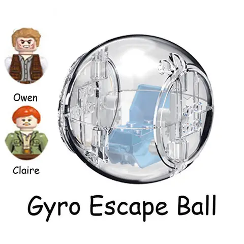 Jurassic Park World Dinosaur Gyrospheres Gyro Ball The Hamster ball Figure Blocks Construction Building Bricks Toys For Children