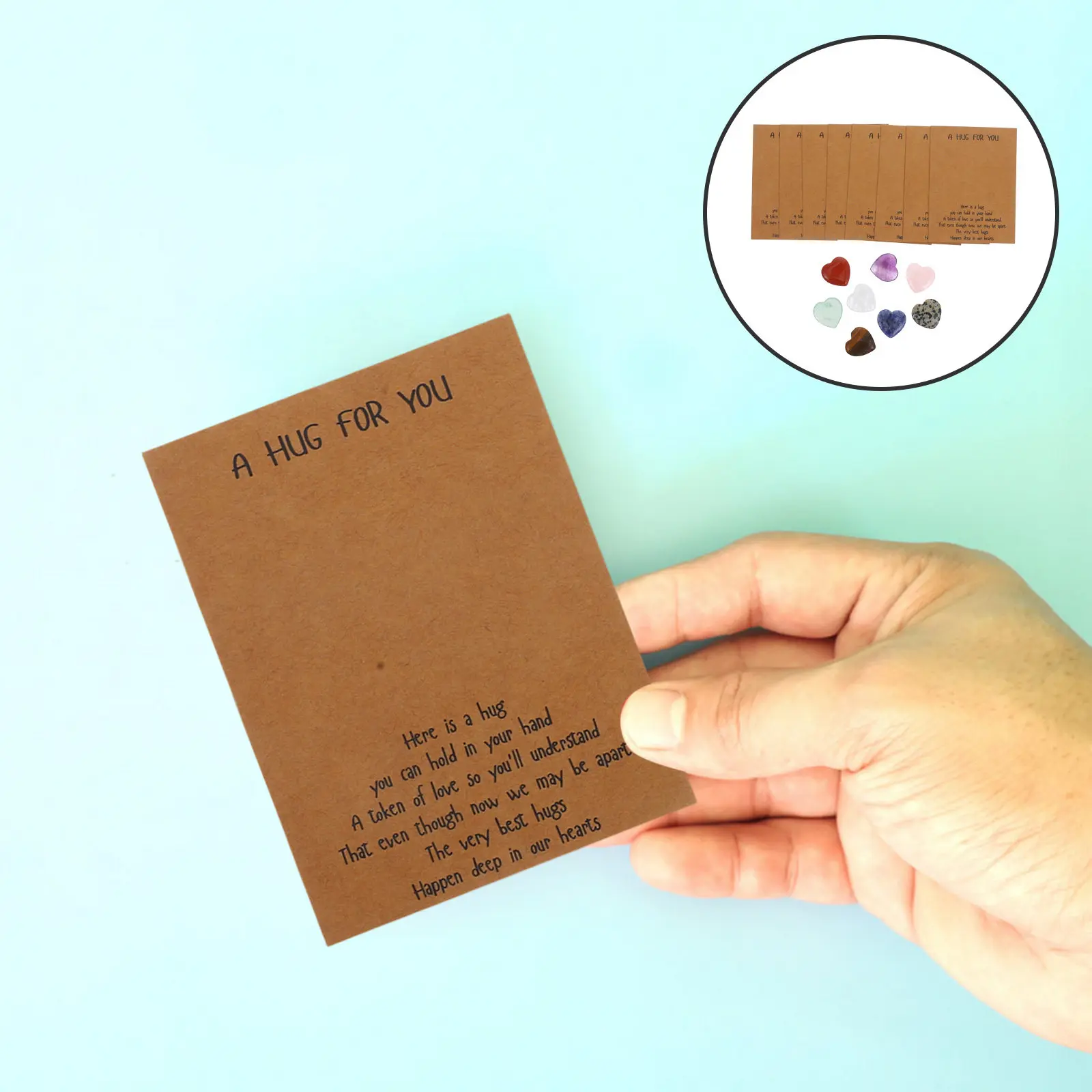 

Набор из 1 элегантной открытки в форме сердца с кристаллами для подарков на День святого Валентина, День матери, День рождения, Рождество для женщин