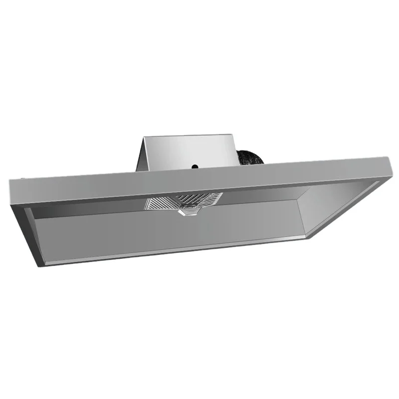 Commercial Hotel Electric Cooker Hood Built-in Range Hood Baffle Filter Low Noise Stainless Steel Wall-Mounted Vented