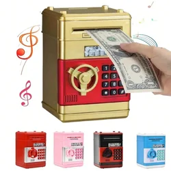 Piggy Bank, Electronic Coin Savings Bank With Password Protection, ATM Savings Bank Coin Reel Storage Box, Creative Money Storag