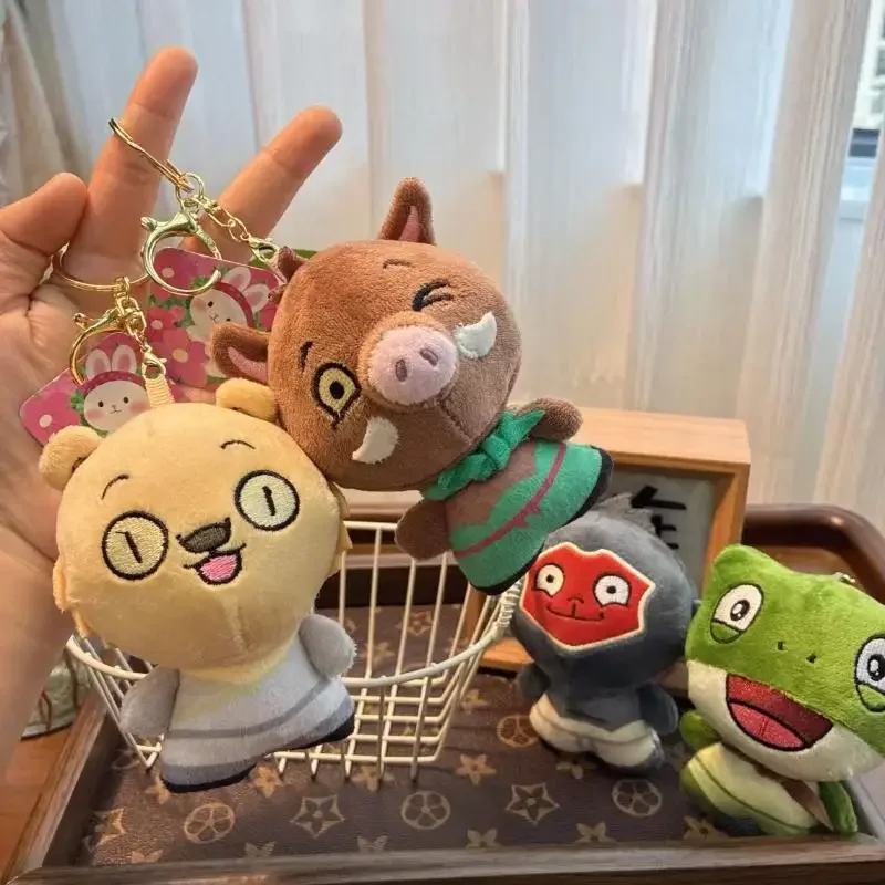 かわいい朗朗山リトルモンスターPP綿入りぬいぐるみキーホルダーペンダントバックパック吊り飾り