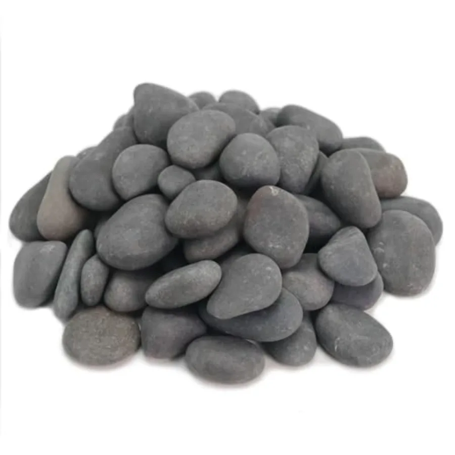 

20LB Black Stones Pebbles River Rocks, Natural Beach Pebbles, 0.8-1.5" Decorative Rocks- Ideal for Garden Landscaping, Home Dec