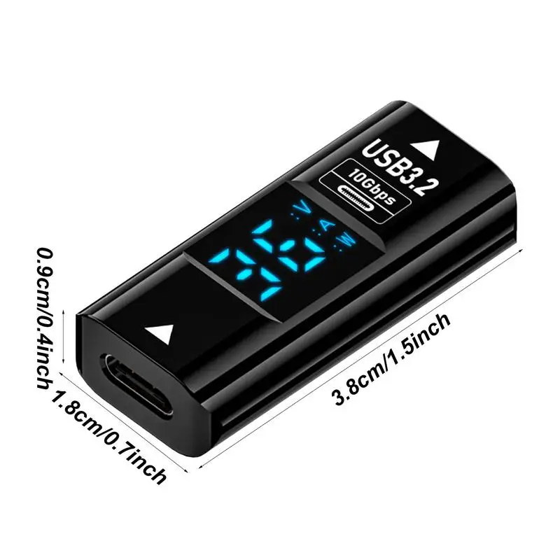 USB C fêmea para USB Um adaptador fêmea, bi-direcional, USB 3.1 para extensão tipo C, acoplador, conversor para telefone