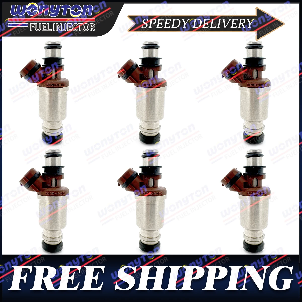 

6Pcs Fuel Injectors 23250-46030 for Lexus SC300 GS300 Toyota Supra 3.0L V6