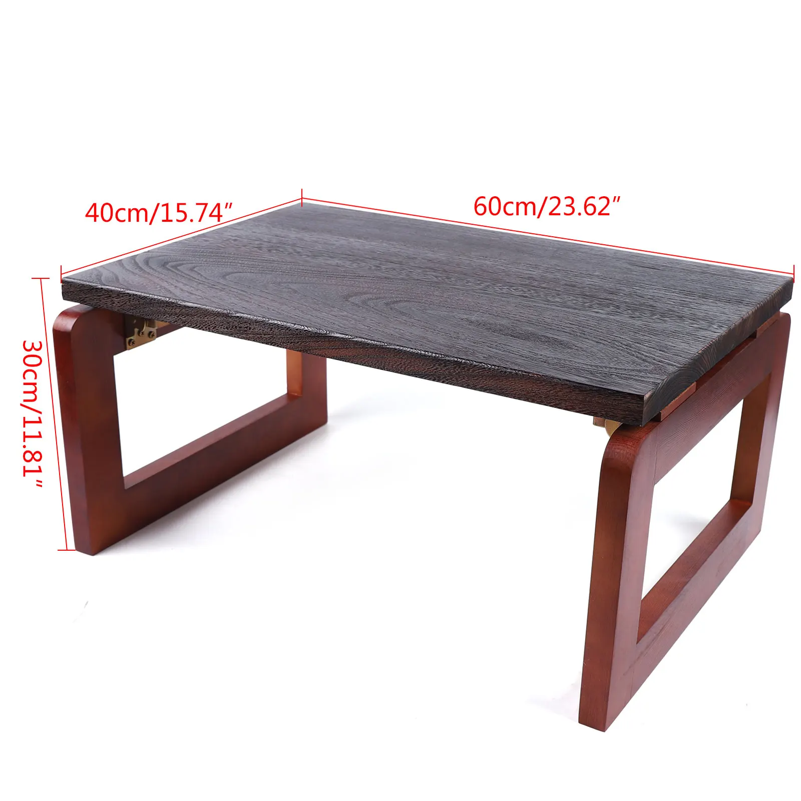 Collapsible Coffee Table Foldable Wood Mid Century Desk Computer Stand Vintage Tea Table for Living Room Furniture Home Decor