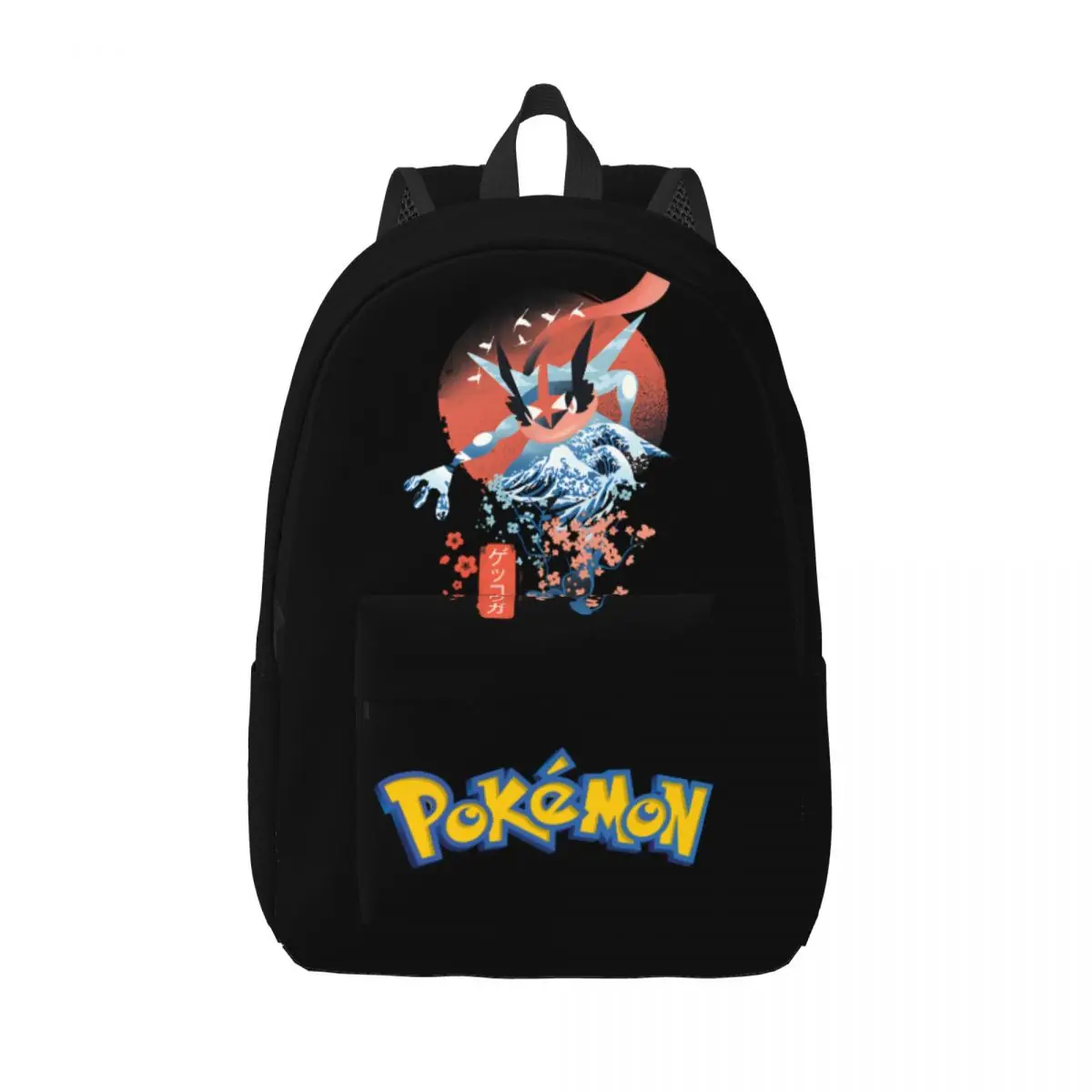 Handbag Traditional Japanese Landscape Ninja Frog Large Capacity Pokemon Boys Gift Kawaii Children's Bags For Work