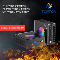 GMKtec Oculink Mini PC K11 K8 Plus M7 AMD Ryzen 9 8945HS R7 8845HS 6850H 2*USB4 2*DDR5 2*2.5G LAN Gaming Computer Windows 11 New
