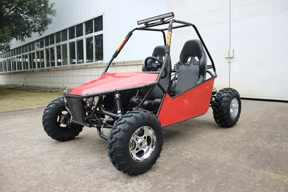 Kandi 200cc Oil-Cooled ATV CVT LED Headlight CE Approved Sand Buggy Adults Carbon Fiber Plastic Off-Road Go Kart