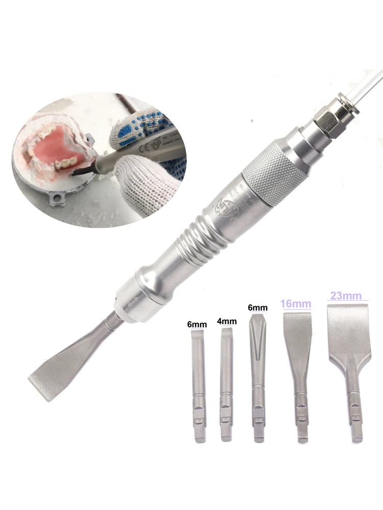 For Denture Model Removal Professional Air Powered Chisel Pneumatic Deflasking Chisel Dental Laboratory Demoulding Tool