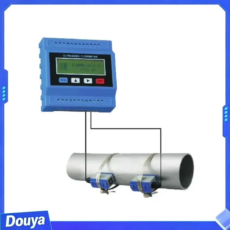 Medidor De Flujo De Agua Ultrasonic Type With Clamp on Flow Sensors Tm-1 Ts-2