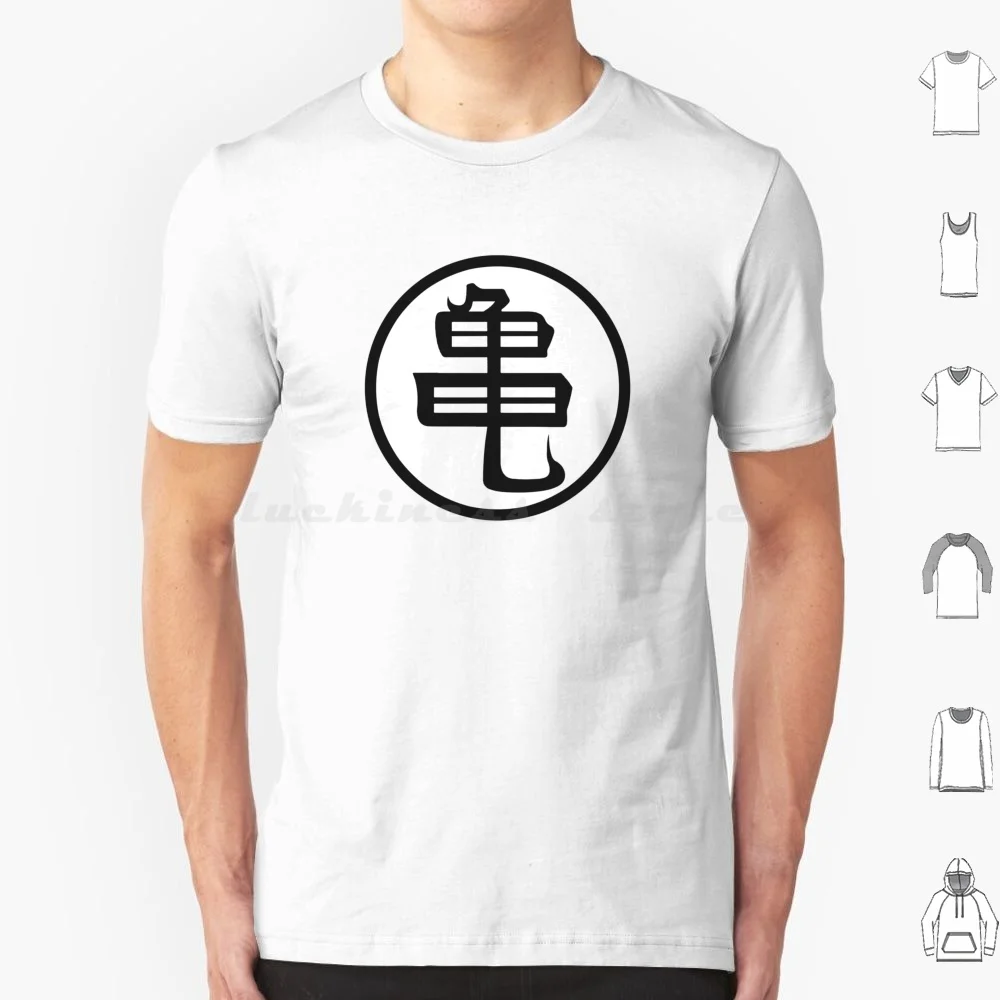 Master Roshis Kanji T Shirt Cotton Men Women Diy Print Turtle School Unifrom Gi Roshi Krillin Yamcha Goten Gt Super Kanjie