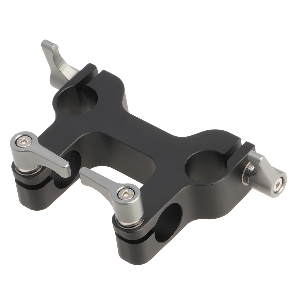 FOTGA DP3000 soporte de montaje bloque de riel abrazadera de varilla deslizante direccional para varilla de 15mm DSLR HDV sistema de plataforma abrazadera de riel de hombrera