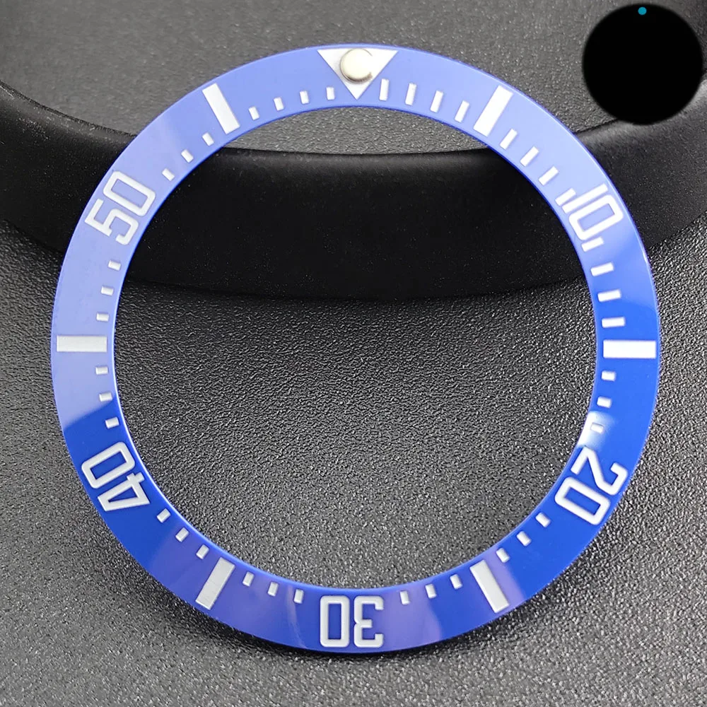 40mm Bezel Mens Watches Replace Accessories Watch Face Ceramic Bezel Insert For 44mm Sub Automatic sea diving 40mm