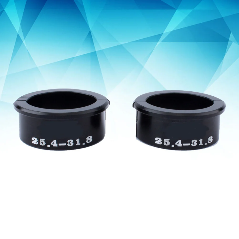 4pcs Handlebar Conversion Shim 25.4Mm To 31.8Mm Aluminum Bike Mounting Adapter Adjustable Fit For Cycling Upgrade