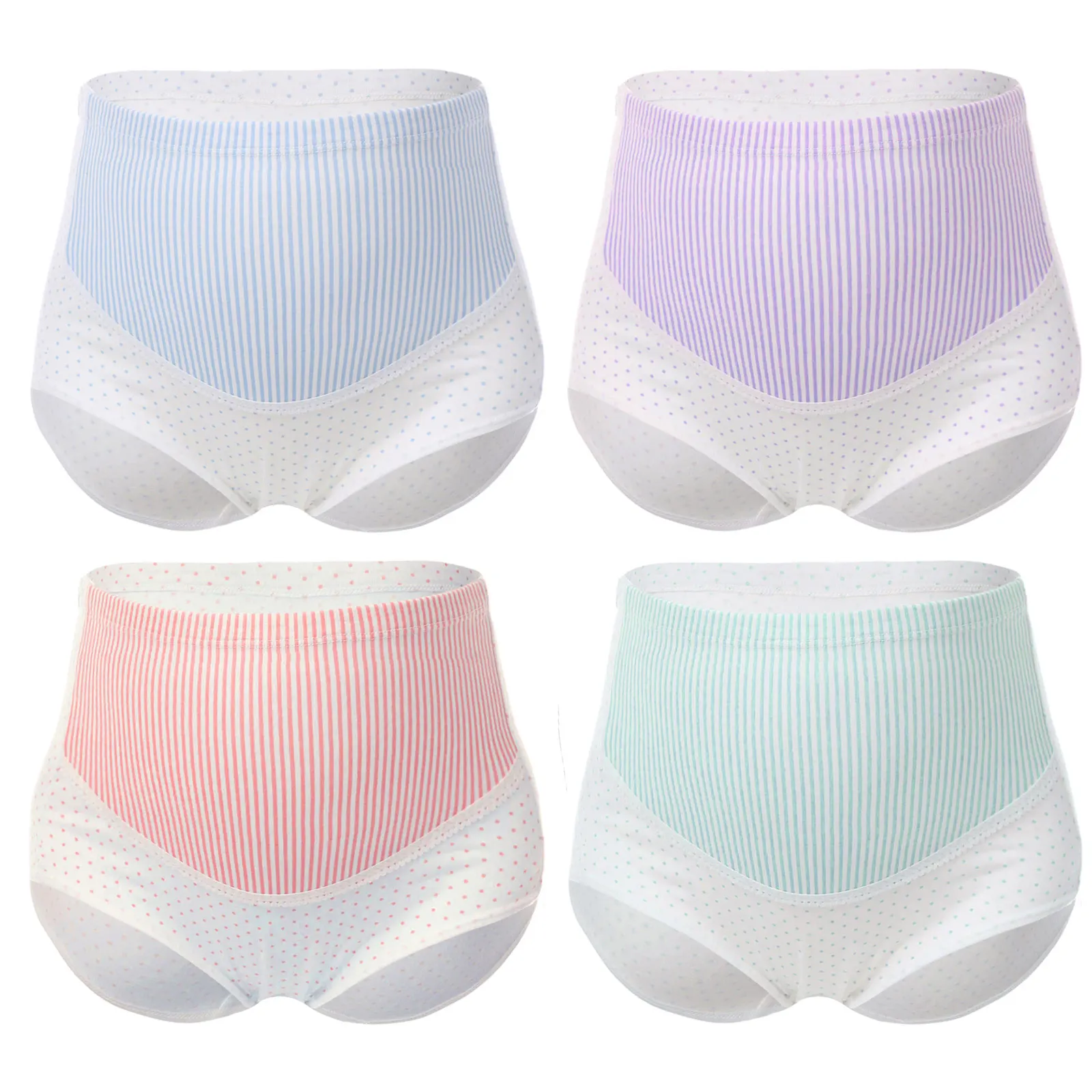 

Maternity Cotton Underwear High Waist Adjustable Seamless Pregnancy Briefs Underpants Belly Support Over Bump Soft Panties