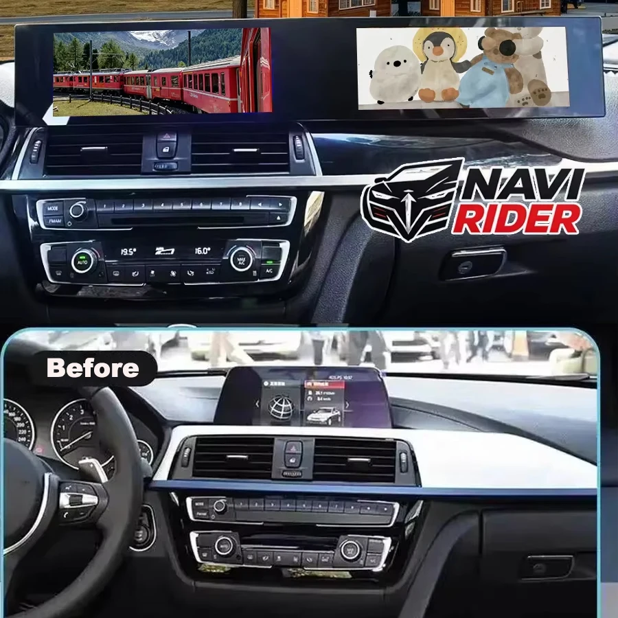 21 Inch For BMW 3 4 Series G20 F30 F31 F32 F33 F34 F35 F36 2013-2019 NBT EVO Dual System Car Multimedia GPS WIFI 4G Carplay BT