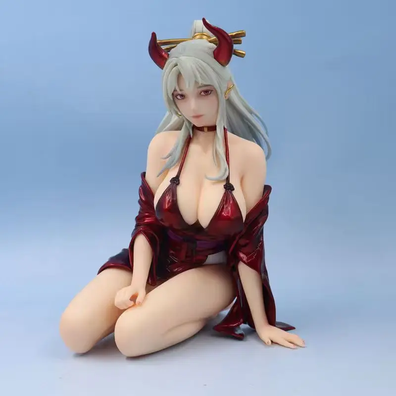 

Чехол для настольного ПК в стиле аниме, орнамент - Yamato in Kimono Seated Pose Garage Kit (GK), фигурка, коллекционная модель для девочек в стиле аниме