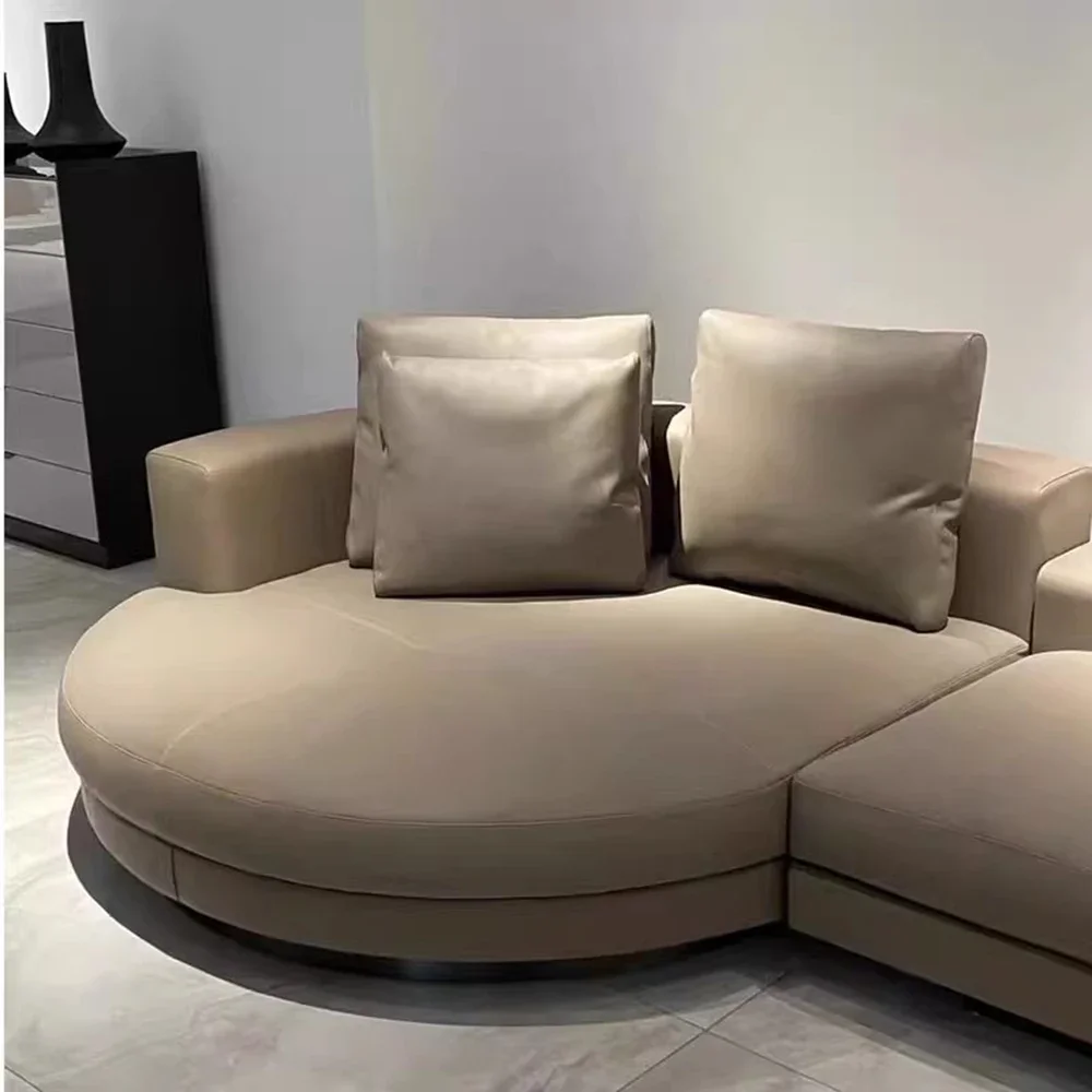 غرفة نوم طقم أريكة إيطالي أثاث غرفة المعيشة حديقة الأرائك الحديثة سرير كسول الزاوية Divani Soggiorno Wohnzimmer الأرائك #4