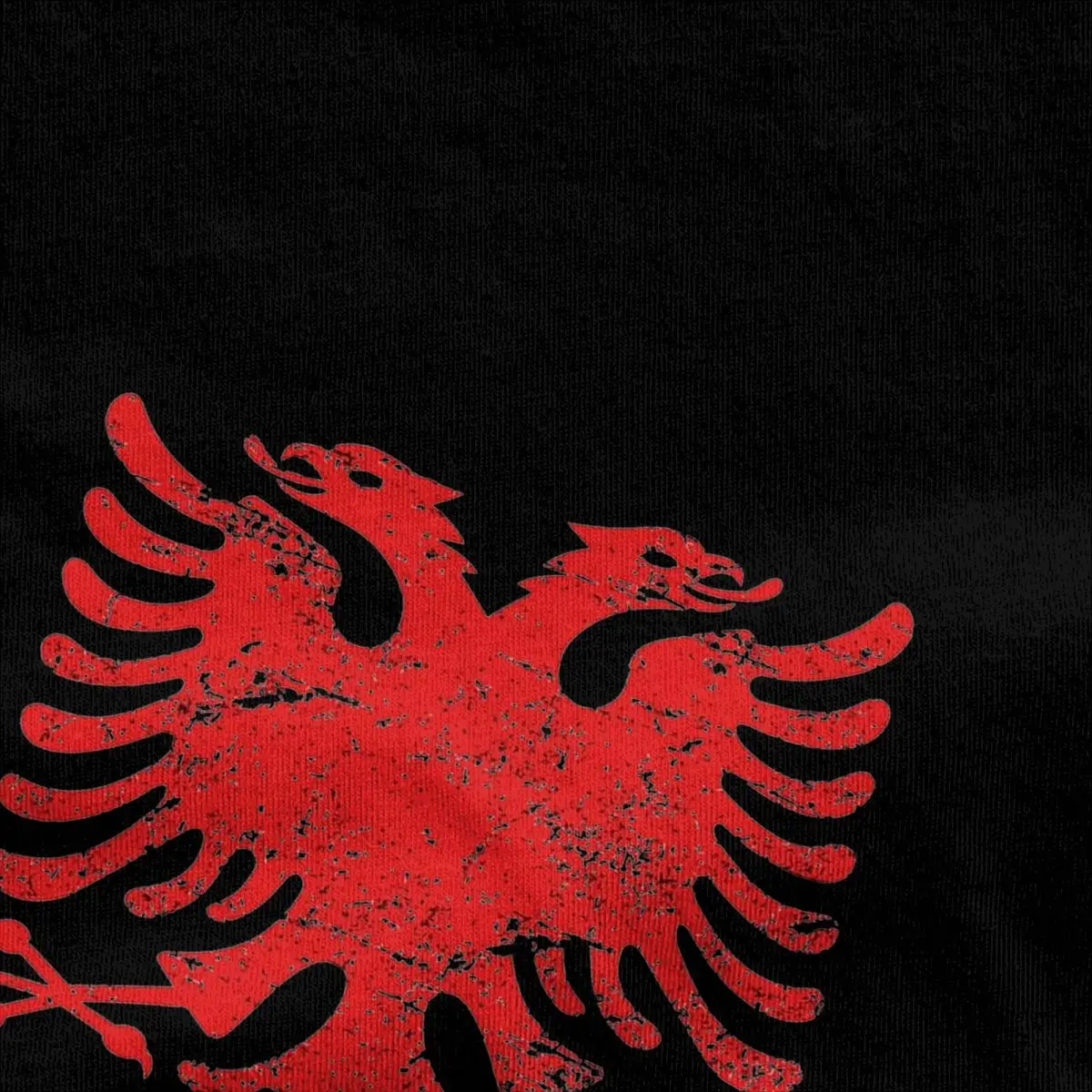 Men Albanian Flag Red Eagle Albania T Shirts Cotton Tees Casual Short-Sleeved T Shirt O-Neck Trending Casual Tshirt Plus Size