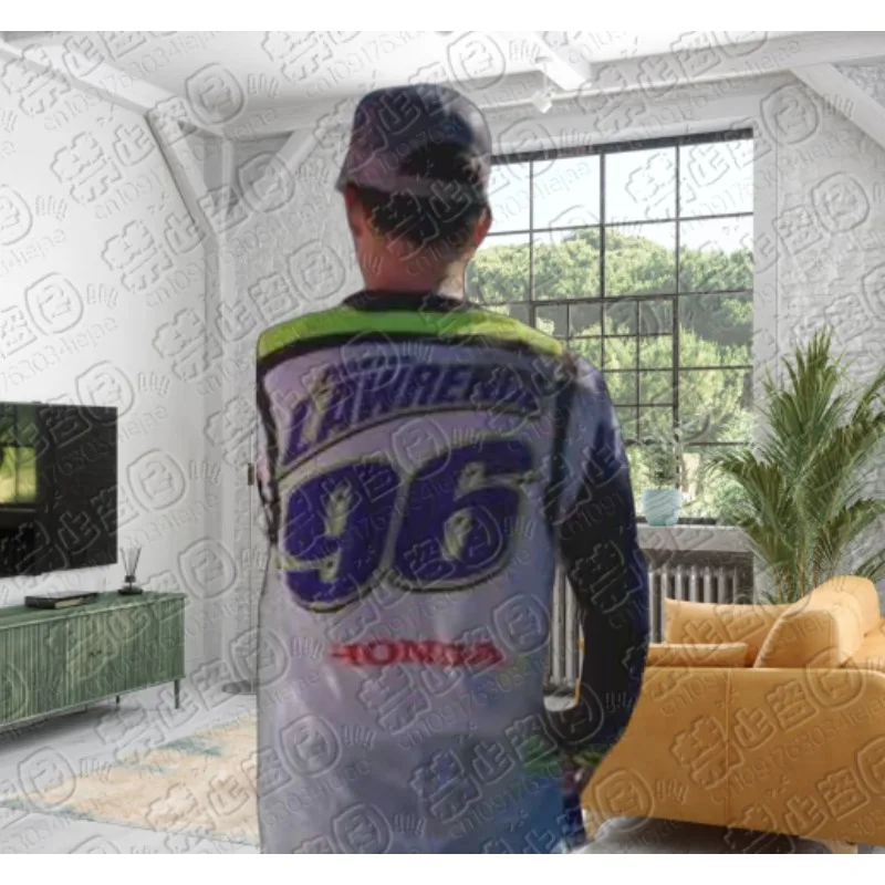 

Джерси для внедорожного мотоцикла Honda с принтом, спортивная футболка с длинными рукавами для гонок на горных велосипедах, дышащий быстросохнущий топ