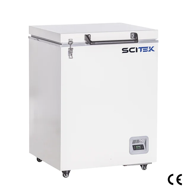 SCITEK -Freezer horizontal de laboratório de 25 graus com certificação CE Termômetro Digital Temperatura Freezer