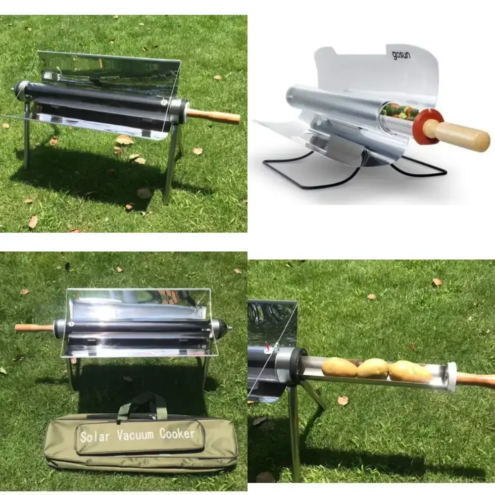 

Portable Solar Barbeque Smokeless Clean Barbeque for Indoor and Outdoor Use
