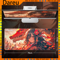 Dareu Mouse Pad Dragon Girl 300x700mm Large FPS Esports Anime Desk Mat Gaming Mousepad PC Gamer Keyboard Mouse Mats