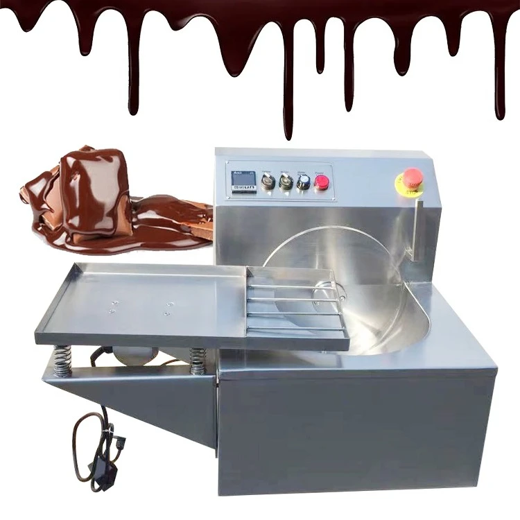 220V Small Mould Molding Melting Machinery Automatic Chocolate Temper Moulding Machine with Vibrating Table