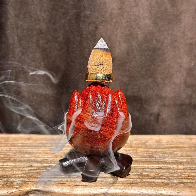 Rosewood Matchstick Shape Backflow Sticks Eternal Continuously Passing on the Flame Incense Creative Art Ornam