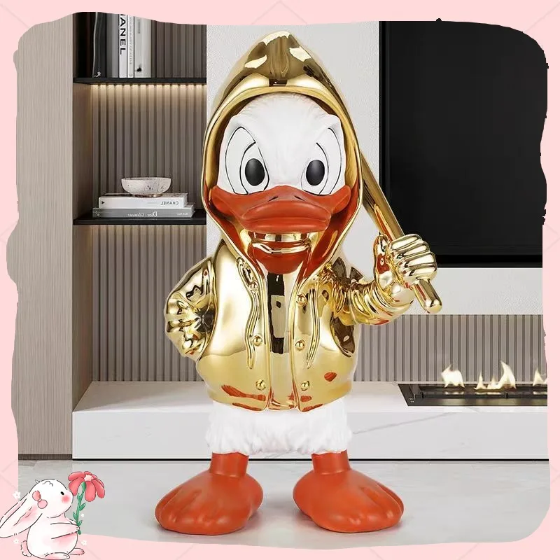 ديزني دونالد داك الراقية الحنين الإبداعي يلعب لطيف ديكور غرفة المعيشة سطح المكتب الحلي اللعب هدايا العيد
