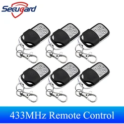 433MHz Drahtlose Fernbedienung Keychain 4 Keys Metall Entwaffnen ARM Controller Für Home Einbrecher Sicherheit Alarm System