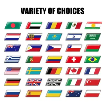 適用於BMW M Power E36 E46 E90 E60 F30 F34 F15 F18 F01 G20 G21 G31 G38 G60 M2 M3 M4 的 3D 環氧樹脂以色列巴西國旗標誌汽車貼紙 8 最佳銷售 m貼紙 - №8