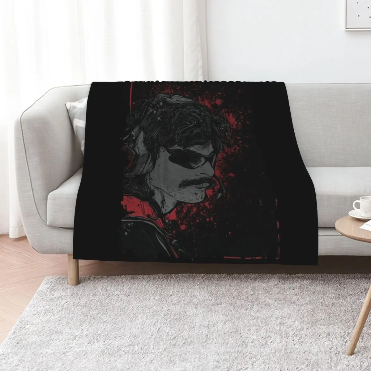 Dr Disrespect Violence Speed Momentum Throw Blanket Spring Fall Cozy Throw Blanket for Couch