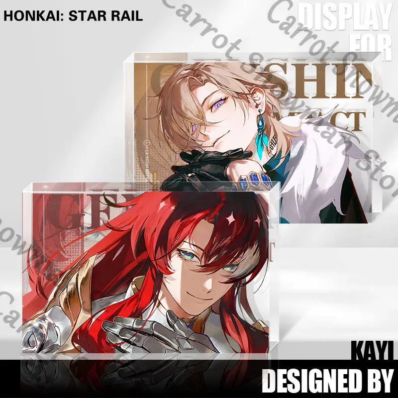 Anime Honkai: Star Rail Mydei Boothill Avventurina Mattoni acrilici Tavola in piedi Alta trasmittanza Cospaly Cartoon Decorare