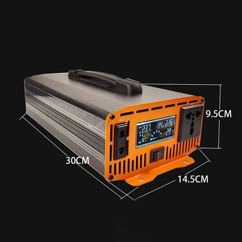 2600W DC 12V 24V 48V To AC110V 220V Pure Sine Wave Inverter LED Display High Power Inverter Car Inverter Converter For Home RV