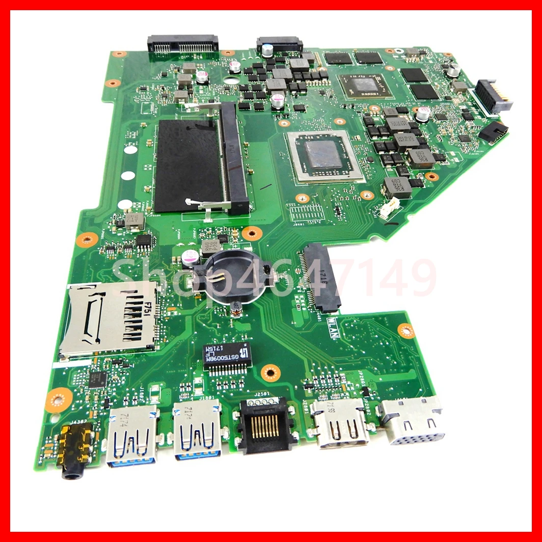 x550iu-mainboard-for-asus-x550i-x550iu-x550ik-vx50i-laptop-motherboard-with-a12-9730p-fx-9830p-cpu-rx460-v2g-gpu-4gb-8gb-ram