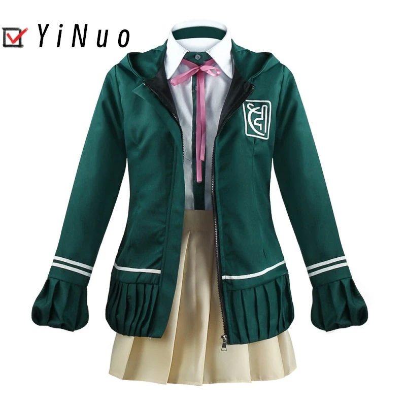 Nanami Chiaki Anime Game Nanami Chiaki Cosplay Costume Clothes Wig Uniform Cosplay Super High School Level Gamers Halloween