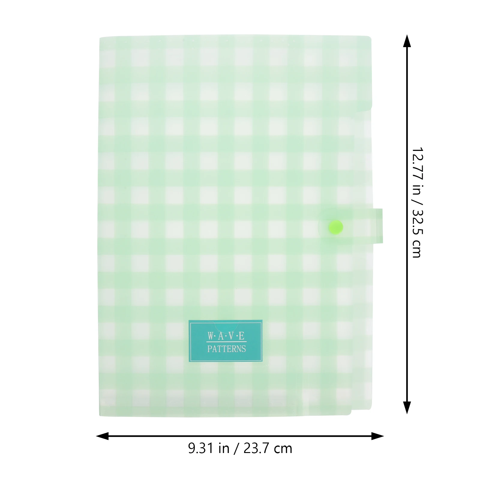 PP Expanding File Folders A4 File Folder 5 Pockets Plastic Container Snap Closure Accordion Folder Paper Document Organizer