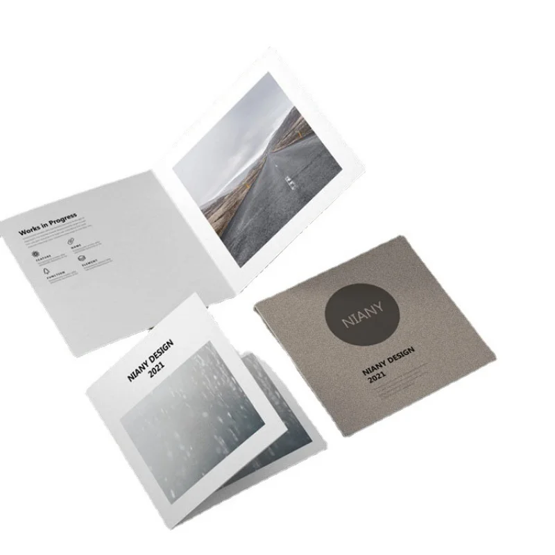 

50 0.Zhang.Custom.Glossy Paper User Guide Z Card Laminated Folded Flyer Booklet 3 Tri Fold Brochure electronic product instructi