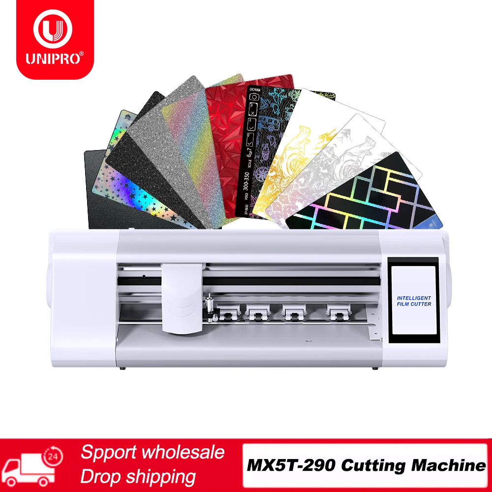 UNIPRO Unlock Intelligent Film Cutting Machine Multifunction CA-377 Flexible Hydrogel Film Cutter Unlimited Cuts Privacy Film