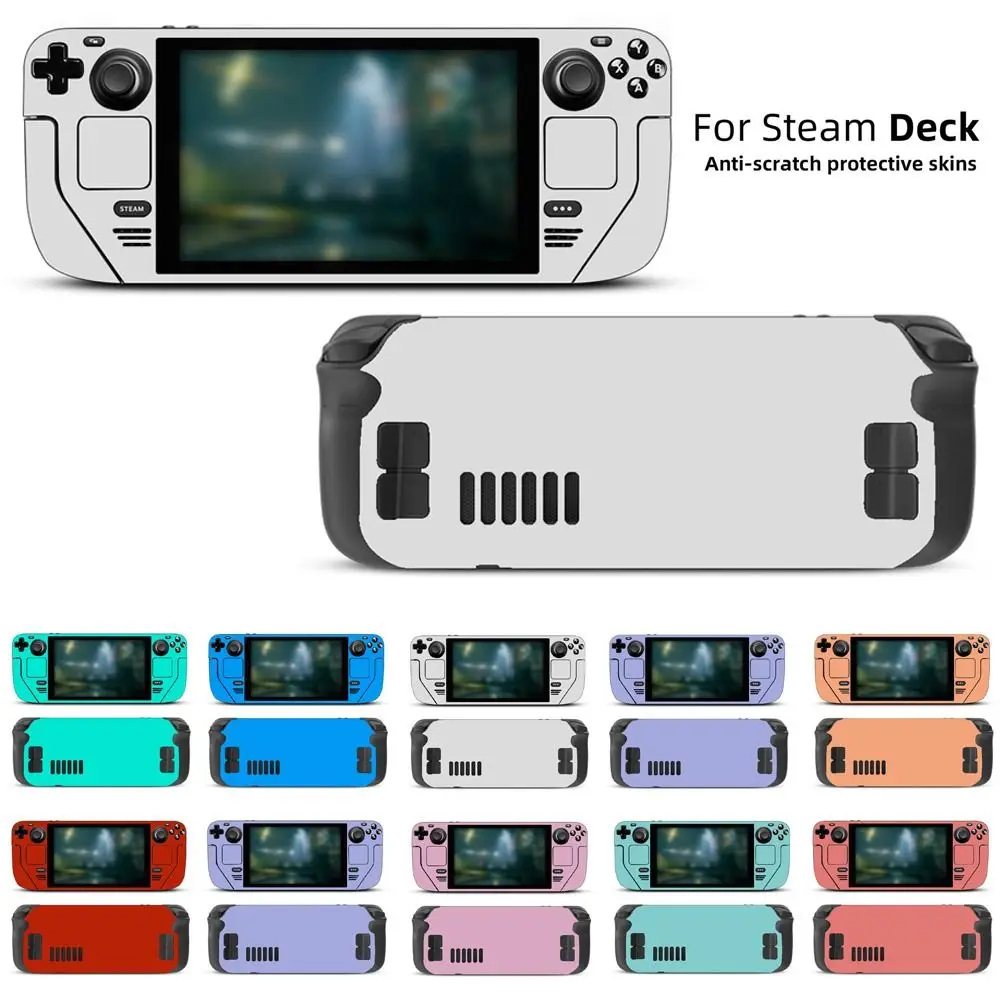 1pcs Full Set Aesthetic Skin Vinyl for Steam Deck Console Protective Decal Wrapping Cover For Valve Console Premium Stickers