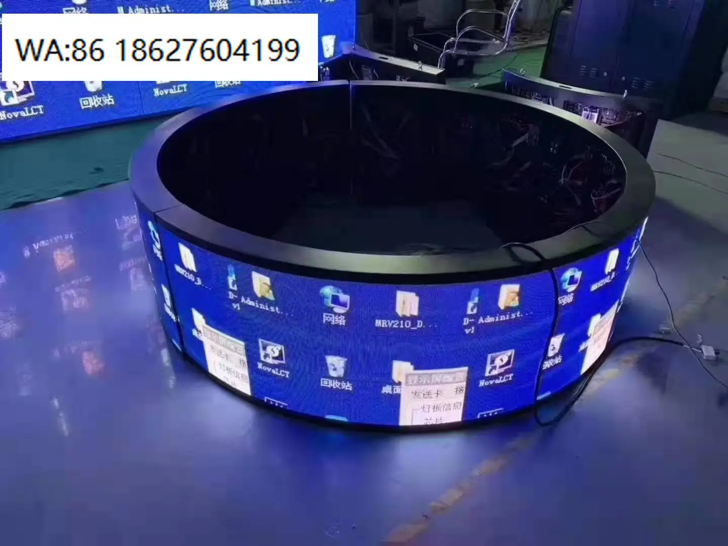 P1.86-P2.5 Flexible LED Module Giant Indoor HD Advertising Video Wall Display Panel