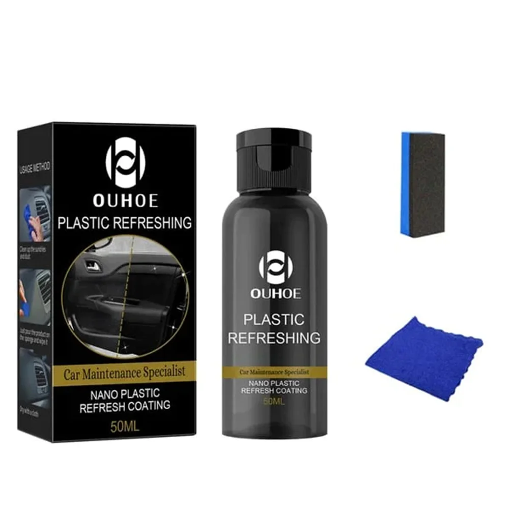 1Pc agente di rivestimento rivitalizzante in plastica 30/50ml parti di automobili agenti ricondizionati agente di ricondizionamento per auto rimuovi