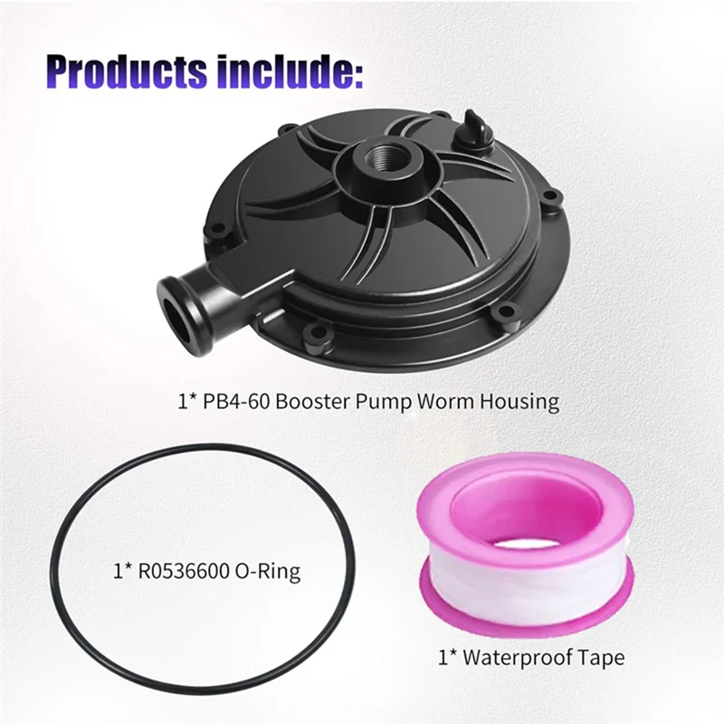 

ABHS-R0536300 Pool Volute Replacement Parts For Polaris PB4-60 Booster Pump,Worm Replace For Polaris PB4-60 Pool Booster Pump