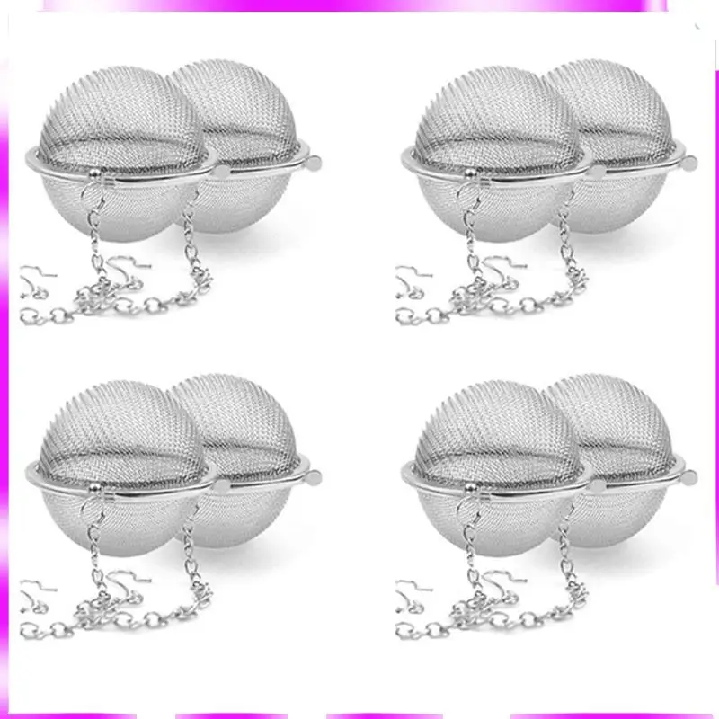 N98R 8PCS Practical Tea Ball, Tea Spices Infuser Filter